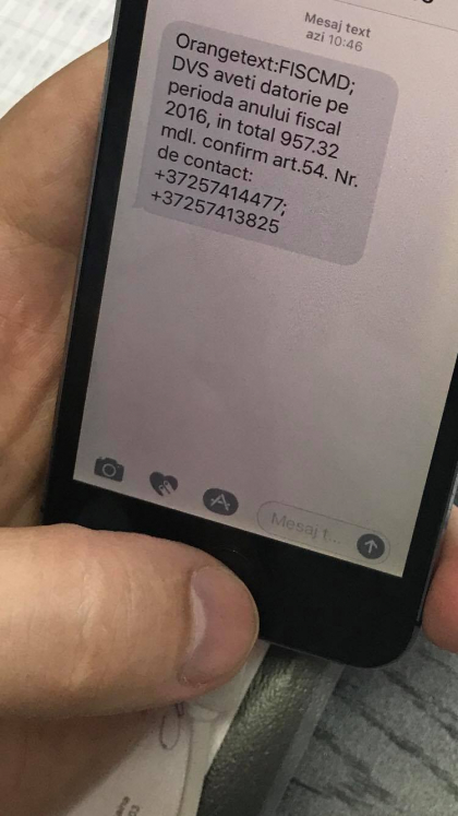 Serviciul Fiscal de Stat: "Nu transferati bani pe nici un cont solicitat". O noua metoda de escrocherie - FOTO Serviciul Fiscal de Stat: "Nu transferati bani pe nici un cont solicitat". O noua metoda de escrocherie - FOTO