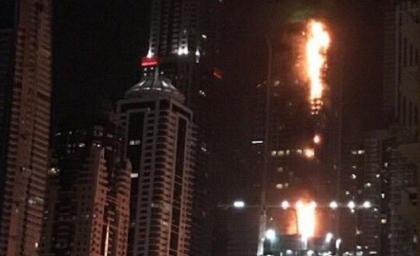 Incendiu la zgarie-norul Torch Tower din Dubai, a doua oara in doi ani - VIDEO