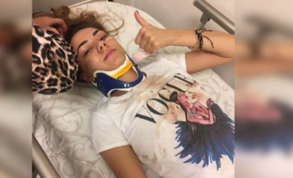 Starea in care se afla trupa DJ Project si cantareata Mira dupa accidentul din Valcea, Romania - FOTO