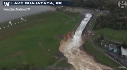 Un baraj din Puerto Rico s-a rupt dupa uragan. Locuitorii sunt evacuati - VIDEO Un baraj din Puerto Rico s-a rupt dupa uragan. Locuitorii sunt evacuati - VIDEO