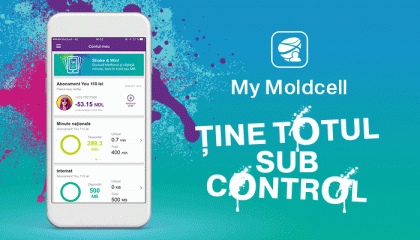 Aplicatia My Moldcell - acces 24/24, GRATUIT, la contul tau mobil