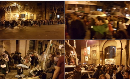 Referendum crucial in Spania. Mii de catalani asteapta in ploaie deschiderea sectiilor de votare. IMAGINI LIVE Referendum crucial in Spania. Mii de catalani asteapta in ploaie deschiderea sectiilor de votare. IMAGINI LIVE