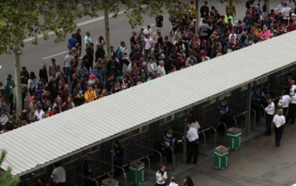 Camp Nou e gol. Meciul dintre Barca si Las Palmas se joaca fara spectatori din cauza referendumului din Catalonia