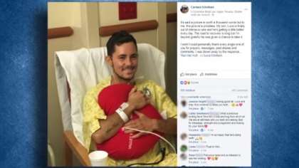 Luca, romanul grav ranit in atacul din Las Vegas, a iesit de la terapie intensiva Luca, romanul grav ranit in atacul din Las Vegas, a iesit de la terapie intensiva