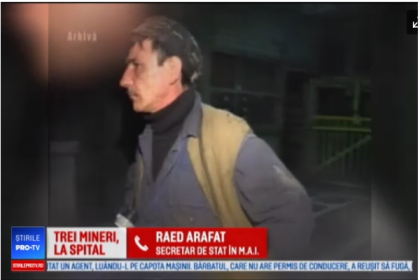 Explozie la mina Uricani, Romania. Un barbat a murit, trei sunt raniti grav Explozie la mina Uricani, Romania. Un barbat a murit, trei sunt raniti grav