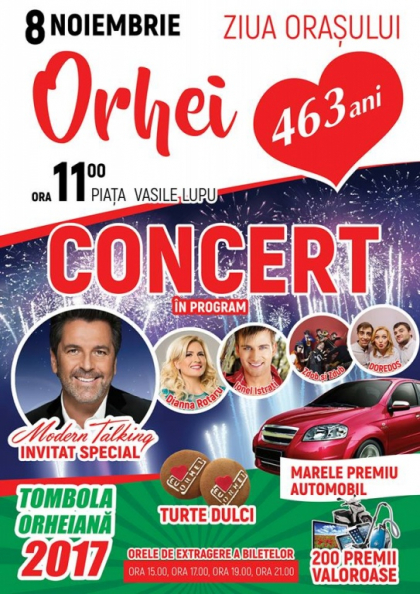 Turte dulci si...Modern Talking de la Ilan Sor. Primarul condamnat organizeaza o noua sarbatoare fastuoasa la Orhei, de ziua orasului Turte dulci si...Modern Talking de la Ilan Sor. Primarul condamnat organizeaza o noua sarbatoare fastuoasa la Orhei, de ziua orasului
