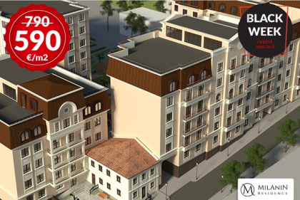 Milanin Residence anunta BLACK WEEK! Ultimile apartamente de la 590 Euro/m2 Milanin Residence anunta BLACK WEEK! Ultimile apartamente de la 590 Euro/m2