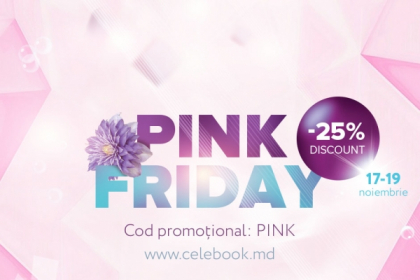 Celebreaza PINK FRIDAY impreuna cu CELEBOOK! Beneficiaza de o super promotie! Celebreaza PINK FRIDAY impreuna cu CELEBOOK! Beneficiaza de o super promotie!