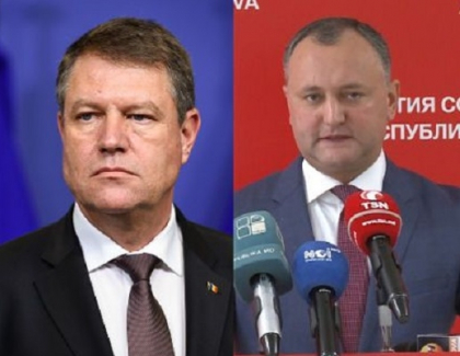 Igor Dodon l-a felicitat pe Klaus Iohannis cu ocazia Zilei Nationale a Romaniei. Ce mesaj i-a trimis