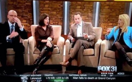 Momentul in care un post TV afiliat Fox a difuzat "din greseala" in direct o imagine interzisa copiilor