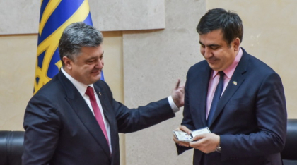 Fostul presedinte georgian Mihail Saakasvili, arestat la Kiev, pentru ca "ar fi vrut sa preia puterea prin forta"
