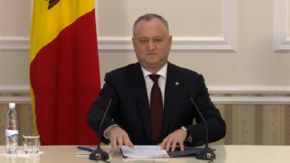 Dodon, despre proiectul PD privind limitarea propagandei ruse: "O sa arate doar Masa si Medvedi, asta nu inseamna ca pe democrati ii vor iubi mai mult"