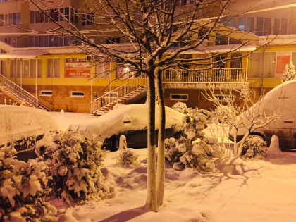 Chisinaul - ALB. Tablou de poveste. Asa arata capitala la primele ore ale diminetii. Cum va fi vremea in urmatoarele zile - GALERIE FOTO