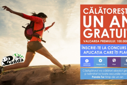 Calatoreste un an gratuit cu PANDA TUR Calatoreste un an gratuit cu PANDA TUR
