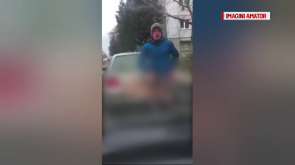 Dosar penal pentru un sofer roman care s-a enervat si si-a dat jos pantalonii in trafic, in fata unei soferite Dosar penal pentru un sofer roman care s-a enervat si si-a dat jos pantalonii in trafic, in fata unei soferite
