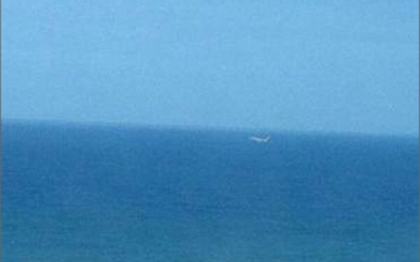 "Un avion a cazut in mare". Toti au inghetat cand au vazut imaginea, desi in realitate era doar o iluzie optica