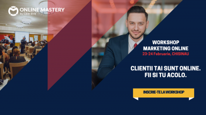 Doua zile de workshop intensiv de Marketing Online cu Calin Biris