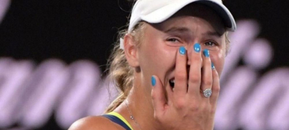 Reactia Carolinei Wozniacki dupa ce a pierdut locul 1 WTA in fata Simonei Halep - FOTO Reactia Carolinei Wozniacki dupa ce a pierdut locul 1 WTA in fata Simonei Halep - FOTO