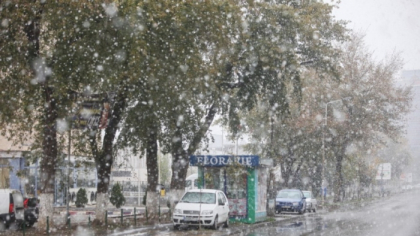 Sfarsitul de iarna ne aduce un ger cumplit. Astazi vom avea ninsori slabe si minime de pana la -7 grade. Cum va fi vremea in weekend. Prognoza meteo - FOTO