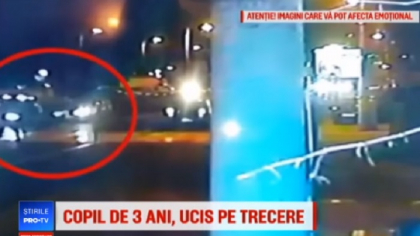 Un copil de 3 ani din Romania, ucis de un sofer incepator pe "trecere". Tatal sau este in coma Un copil de 3 ani din Romania, ucis de un sofer incepator pe "trecere". Tatal sau este in coma