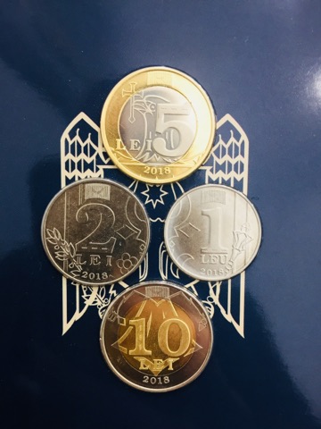 Lei moldovenesti vs euro. Cat de mult se aseamana vizual monedele de 5 si 10 lei cu cele de 1 si 2 euro - FOTO