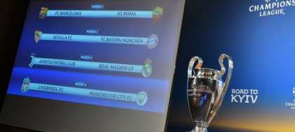 Sferturile UEFA Champions League: Barcelona - Roma, Juventus - Real Madrid, Liverpool - City, Sevilla - Bayern