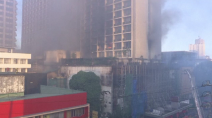 Incendiu urias intr-un hotel din Filipine. 300 de persoane au fost evacuate
