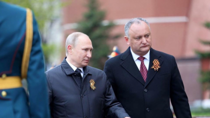 Igor Dodon l-a felicitat pe liderul de la Kremlin, pentru victoria obtinuta la alegerile prezidentiale: "Rusia, in frunte cu Putin, a devenit un simbol al sperantei tuturor popoarelor"