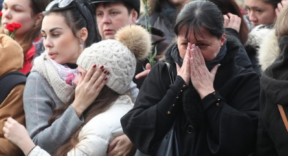 Rusii acuza ca un ucrainean a lansat o stire falsa cu "sute de morti in incendiul de la mall"