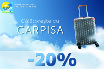 Pregateste-ti valiza pentru vacanta, impreuna cu CARPISA, in cadrul Expozitiei Tourism. Leisure. Hotels - FOTO