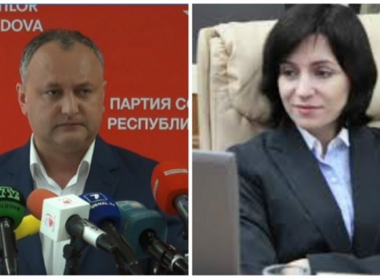 Igor Dodon si Maia Sandu - cei mai populari politicieni din Moldova. Andrei Nastase ocupa locul trei, fiind urmat de premierul Pavel Filip - sondaj IRI