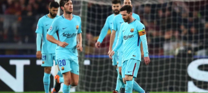 Reactia fabuloasa a comentatorilor italieni in momentul in care AS Roma marcheaza golul victoriei, o elimina pe Barcelona si se califica in semifinalele Champions League: urlete de bucurie - VIDEO