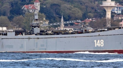 Nave de razboi ruse incarcate cu tancuri si echipamente militare, in drum spre Siria Nave de razboi ruse incarcate cu tancuri si echipamente militare, in drum spre Siria