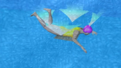 Animatie grafica. O fetita din Romania, aspirata de pompa de reciclare a apei dintr-o piscina Animatie grafica. O fetita din Romania, aspirata de pompa de reciclare a apei dintr-o piscina