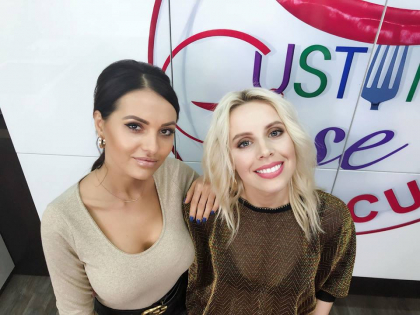 Somon in sos de frisca, cu rosii cherry si spanac! Iata ce reteta savuroasa a pregatit Tany Vander - FOTO