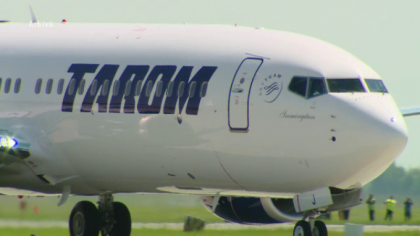 Aterizare de urgenta la Bucuresti. Un avion s-a intors din drum, din cauza unui incident petrecut in timpul zborului