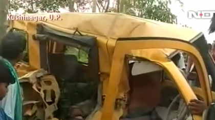 Accident devastator in India. Cel putin 13 copii au murit, dupa ce autobuzul care-i tranporta la scoala s-a ciocnit cu un tren Accident devastator in India. Cel putin 13 copii au murit, dupa ce autobuzul care-i tranporta la scoala s-a ciocnit cu un tren