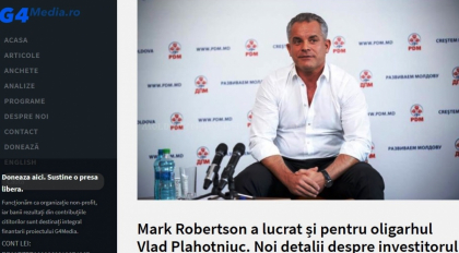 Investitorul american interesat de presa independenta din Romania a lucrat pentru Plahotniuc - Mold-street.com