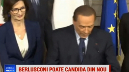 Berlusconi poate reveni pe scena politica. Fostul premier italian a fost "reabilitat" Berlusconi poate reveni pe scena politica. Fostul premier italian a fost "reabilitat"
