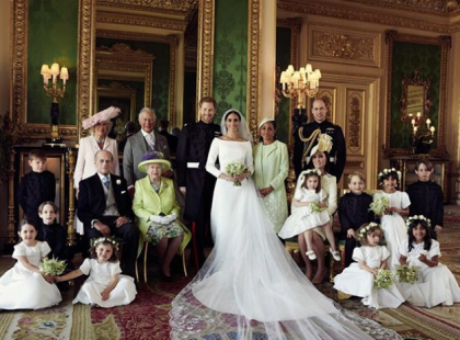 Primele fotografii oficiale cu Printul Harry si Meghan Markle din ziua nuntii