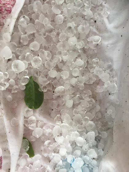 Vremea s-a schimbat brusc in nordul tarii. La Drochia a plouat cu grindina. Gheata a acoperit pamantul. Ce temperaturi vom avea in urmatoarele zile - GALERIE FOTO