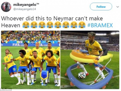 Cele mai tari glume despre Neymar, dupa spectacolul simularilor de la mondial - GALERIE FOTO Cele mai tari glume despre Neymar, dupa spectacolul simularilor de la mondial - GALERIE FOTO