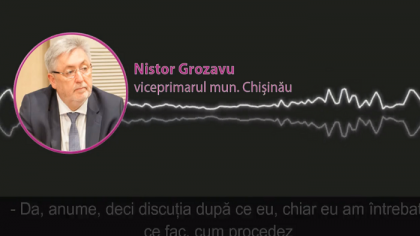 Dorin Chirtoaca a publicat o inregistrare audio, in care s-ar auzi declaratiile din cadrul sedintei de judecata de ieri. Avocat: "Dle, Presedinte, ati dat o intrebare sugestiva, indicatii mai dati-i sa raspunda." Ce spune Grozavu - VIDEO