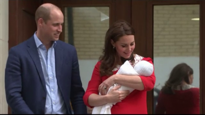 Louis, al treilea copil al printului William si ducesei Catherine, botezat luni Louis, al treilea copil al printului William si ducesei Catherine, botezat luni