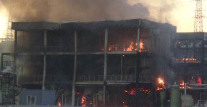 19 morti si 12 raniti dupa o explozie intr-un combinat chimic in China - FOTO