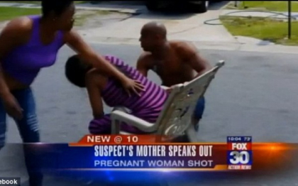 Momentul tragic in care o femeie insarcinata a fost impuscata in abdomen din cauza unui post pe Facebook