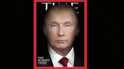 Coperta controversata a revistei TIME: Donald Trump se transforma in Putin
