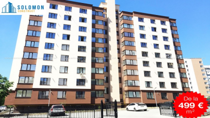 Apartamente de la 499â‚¬/mp, Ciocana, direct de la compania "Solomon Construct"!