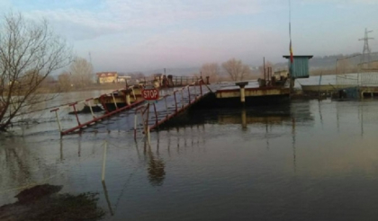 Un post vamal din tara si-a sistat activitatea din cauza nivelului ridicat de apa din raul Nistru