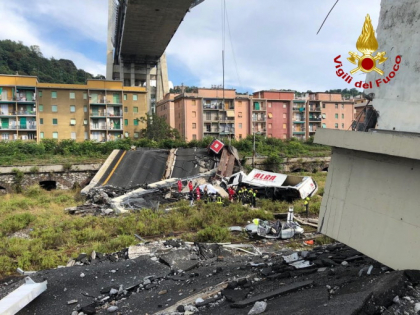 Inca un moldovean a avut de suferit in tragedia din Italia, unde un pod s-a prabusit cu tot cu masini Inca un moldovean a avut de suferit in tragedia din Italia, unde un pod s-a prabusit cu tot cu masini